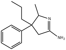 5-Methyl-4-phenyl-4-propyl-1-pyrrolin-2-amine 구조식 이미지