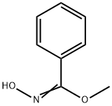 Benzenecarboximidic acid, N-hydroxy-, methyl ester 구조식 이미지