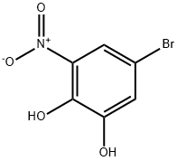 5-broMo-3-nitrobenzene-1,2-diol 구조식 이미지