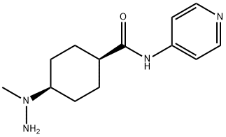 Cyclohexanecarboxamide, 4-(1-methylhydrazino)-N-4-pyridinyl-, cis- (9CI) Structure