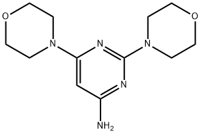 2,6-dimorpholino-pyrimidin-4-ylamine 구조식 이미지