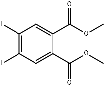 1,2-Benzenedicarboxylic acid, 4,5-diiodo-, 1,2-dimethyl ester Structure