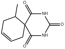 11-Methyl-2,4-diazaspiro[5.5]undec-8-ene-1,3,5-trione 구조식 이미지