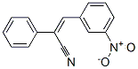 니트로벤젠,3-(2-시아노-2-페닐에테닐) 구조식 이미지