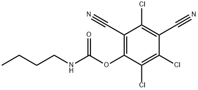 2,4-Dicyano-3,5,6-trichlorophenyl=butylcarbamate 구조식 이미지