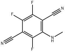 2-(Methylamino)-3,5,6-trifluoro-1,4-benzenedicarbonitrile 구조식 이미지