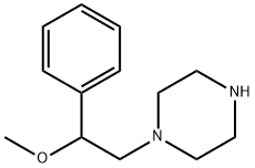 1-(2-Methoxy-2-phenylethyl)piperazine Structure