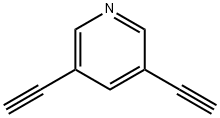 Pyridine, 3,5-diethynyl- (9CI) 구조식 이미지