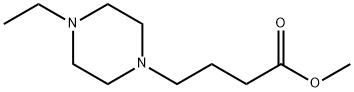 1-Piperazinebutanoicacid,4-ethyl-,methylester(9CI) 구조식 이미지