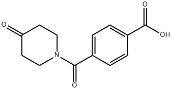 N-(4-CARBOXYLIC)BENZOYL-4-PIPERIDONE
 Structure