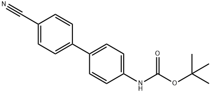 4-(4'-시아노페닐)-1-N-BOC-아닐린 구조식 이미지