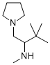 (2,2-DIMETHYL-1-PYRROLIDIN-1-YLMETHYL-PROPYL)-METHYL-AMINE
 Structure