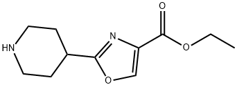 ETHYL 2-(4'-PIPERIDINO)-1,3-OXAZOLE-4-CARBOXYLATE Structure