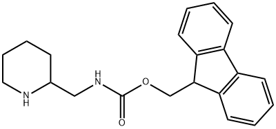 2-N-FMOC-AMINOMETHYL PIPERIDINE
 Structure