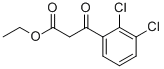 ethyl 3-(2,3-dichlorophenyl)-3-oxopropanoate 구조식 이미지