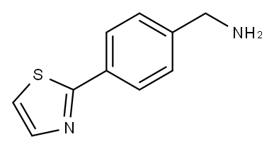[4-(1,3-THIAZOL-2-YL)PHENYL]METHYLAMINE Structure