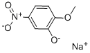 2-Methoxy-5-nitrophenol sodium salt Structure