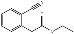 (2-CYANO-PHENYL)-ACETIC ACID ETHYL ESTER 구조식 이미지