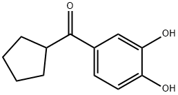 CYCLOPENTYL-3,4-DIHYDROXYPHENYLKETONE 구조식 이미지