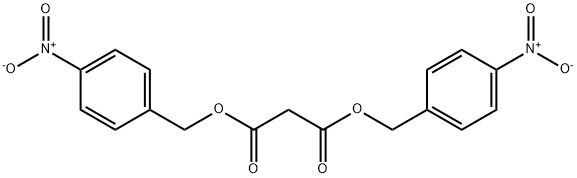 MALONIC ACID BIS(4-NITROBENZYL) ESTER Structure