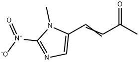 4-(1-Methyl-2-nitro-1H-imidazol-5-yl)-3-buten-2-one 구조식 이미지