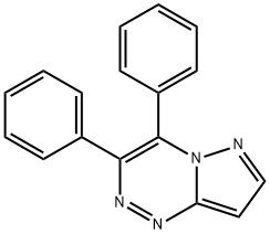 3,4-디페닐피라졸로[5,1-c][1,2,4]트리아진 구조식 이미지