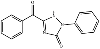 5-Benzoyl-1,2-dihydro-2-phenyl-3H-1,2,4-triazol-3-one Structure
