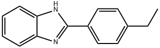 1H-BENZIMIDAZOLE, 2-(4-ETHYLPHENYL)- 구조식 이미지