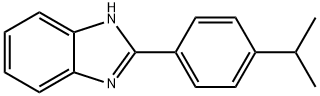 1H-BENZIMIDAZOLE, 2-[4-(1-METHYLETHYL)PHENYL]- 구조식 이미지