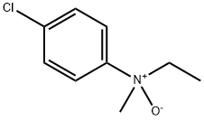 Benzenamine, 4-chloro-N-ethyl-N-methyl-, N-oxide 구조식 이미지