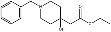 ethyl 2-(1-benzyl-4-hydroxypiperidin-4-yl)acetate 구조식 이미지