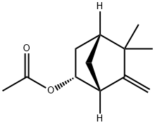 Bicyclo[2.2.1]heptan-2-ol, 5,5-dimethyl-6-methylene-, acetate, (1R,2R,4R)- (9CI) 구조식 이미지