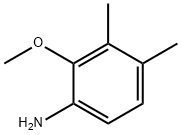 Benzenamine,  2-methoxy-3,4-dimethyl- Structure