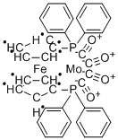 [1,1'-Bis(diphenylphosphino)ferrocene]tetracarbonylmolybdenum Structure