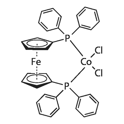 [1,1'-Bis(diphenylphosphino)ferrocene]dichlorocobalt(II) Structure