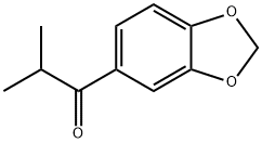 3',4'-Methylenedioxyisobutyrophenone 구조식 이미지