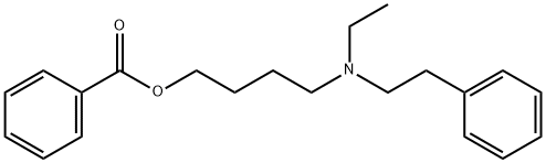Benzoic acid 4-(ethylphenethylamino)butyl ester Structure
