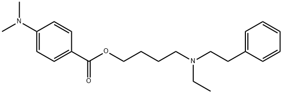 4-(Dimethylamino)benzoic acid 4-(ethylphenethylamino)butyl ester Structure