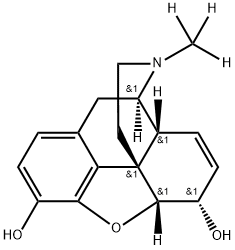 MORPHINE-D3 Structure