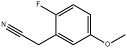 5-Methoxy-2-fluorobenzyl cyanide 구조식 이미지