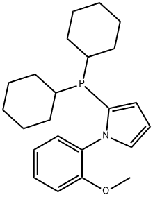 1-(2-METHOXYPHENYL)-2-(DICYCLOHEXYLPHOSPHINO)PYRROLE 구조식 이미지