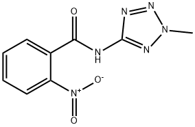 Benzamide, N-(2-methyl-2H-tetrazol-5-yl)-2-nitro- (9CI) 구조식 이미지