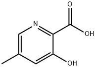 2-Pyridinecarboxylic acid, 3-hydroxy-5-methyl- (9CI) Structure