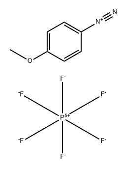 4-methoxybenzenediazonium hexafluorophosphate Structure