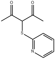 3-(PYRID-2-YLTHIO)PENTANE-2,4-DIONE Structure