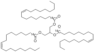 TRIOLEIN, [CARBOXYL-14C] 구조식 이미지