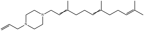 1-Allyl-4-(3,7,11-trimethyl-2,6,10-dodecatrienyl)piperazine 구조식 이미지