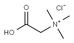 carboxymethyl-trimethyl-azanium chloride 구조식 이미지