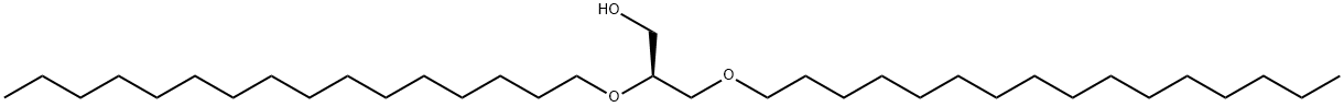 1,2-O-DIHEXADECYL-SN-GLYCEROL 구조식 이미지