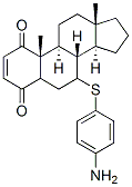 7-(4'-amino)phenylthioandrostenedione 구조식 이미지